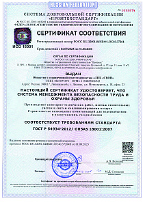 Система менеджмента безопасности труда и охраны здоровья